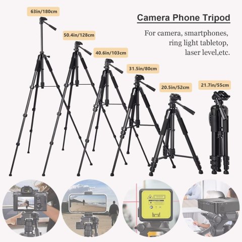 STATYW DO APARATU 160 CM FANYCALL 360° WYKONANY ZE STOPU ALUMINUM STATYW DO APARATU 160 CM FANYCALL 360° WYKONANY ZE STOPU ALUMINUM