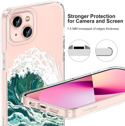 ETUI APPLE IPHONE 13 6.1" CASE SILIKONOWY PRZEZROCZYSTY FALA TSUNAMI A2482 ETUI APPLE IPHONE 13 6.1" CASE SILIKONOWY PRZEZROCZYSTY FALA TSUNAMI A2482