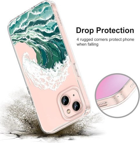 ETUI APPLE IPHONE 13 6.1" CASE SILIKONOWY PRZEZROCZYSTY FALA TSUNAMI A2482 ETUI APPLE IPHONE 13 6.1" CASE SILIKONOWY PRZEZROCZYSTY FALA TSUNAMI A2482