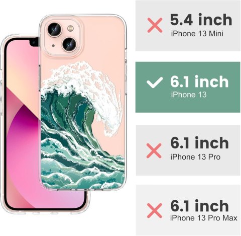 ETUI APPLE IPHONE 13 6.1" CASE SILIKONOWY PRZEZROCZYSTY FALA TSUNAMI A2482 ETUI APPLE IPHONE 13 6.1" CASE SILIKONOWY PRZEZROCZYSTY FALA TSUNAMI A2482
