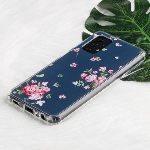 ETUI CASE DO SAMSUNG GALAXY A32 5G SOLIDNE WZÓR W KWIATY PLECKI SM-A326B