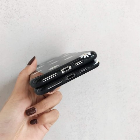 ETUI POKROWIEC DO APPLE IPHONE 11 CASE SILIKONOWY CZARNY WE WZÓR KWIATOWY ETUI POKROWIEC DO APPLE IPHONE 11 CASE SILIKONOWY CZARNY WE WZÓR KWIATOWY