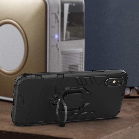ETUI POKROWIEC DO APPLE IPHONE X CZARNE Z PIERŚCIENIEM + SZKŁO HARTOWANE ETUI POKROWIEC DO APPLE IPHONE X CZARNE Z PIERŚCIENIEM + SZKŁO HARTOWANE