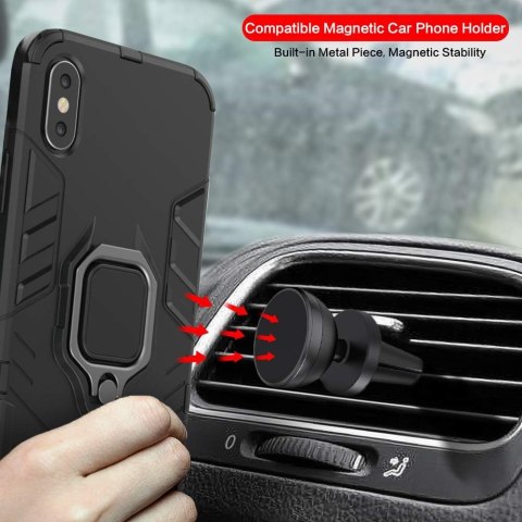 ETUI POKROWIEC DO APPLE IPHONE X CZARNE Z PIERŚCIENIEM + SZKŁO HARTOWANE ETUI POKROWIEC DO APPLE IPHONE X CZARNE Z PIERŚCIENIEM + SZKŁO HARTOWANE