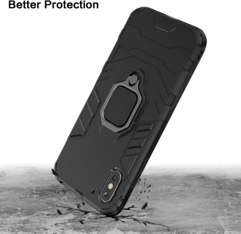 ETUI POKROWIEC DO APPLE IPHONE X CZARNE Z PIERŚCIENIEM + SZKŁO HARTOWANE ETUI POKROWIEC DO APPLE IPHONE X CZARNE Z PIERŚCIENIEM + SZKŁO HARTOWANE