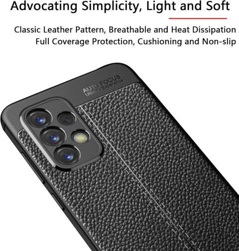 ETUI POKROWIEC DO SAMSUNG GALAXY A23 4G CZARNE SOLIDNE PLECKI EKOSKÓRA ETUI POKROWIEC DO SAMSUNG GALAXY A23 4G CZARNE SOLIDNE PLECKI EKOSKÓRA