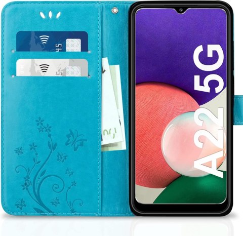ETUI POKROWIEC SAMSUNG GALAXY A22 5G ZAMYKANE Z KLAPKĄ +2x SZKŁO HARTOWANE ETUI POKROWIEC SAMSUNG GALAXY A22 5G ZAMYKANE Z KLAPKĄ +2x SZKŁO HARTOWANE