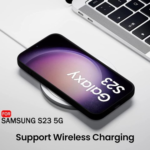 ETUI SILIKONOWE SAMSUNG GALAXY S23 5G CZARNE MATOWE CIENKIE SM-S911B ETUI SILIKONOWE SAMSUNG GALAXY S23 5G CZARNE MATOWE CIENKIE SM-S911B