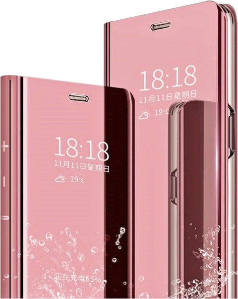 ETUI Z KLAPKĄ XIAOMI NOTE 9 RÓŻOWY ROSE GOLD SKŁADANY PRZESZKLONY ETUI Z KLAPKĄ XIAOMI NOTE 9 RÓŻOWY ROSE GOLD SKŁADANY PRZESZKLONY