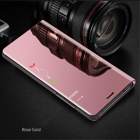ETUI Z KLAPKĄ XIAOMI NOTE 9 RÓŻOWY ROSE GOLD SKŁADANY PRZESZKLONY ETUI Z KLAPKĄ XIAOMI NOTE 9 RÓŻOWY ROSE GOLD SKŁADANY PRZESZKLONY