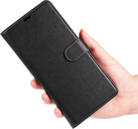 ETUI Z KLAPKĄ SAMSUNG GALAXY S23 CASE CZARNY Z EKOSKÓRY ELEGANCKI SM-S911B ETUI Z KLAPKĄ SAMSUNG GALAXY S23 CASE CZARNY Z EKOSKÓRY ELEGANCKI SM-S911B
