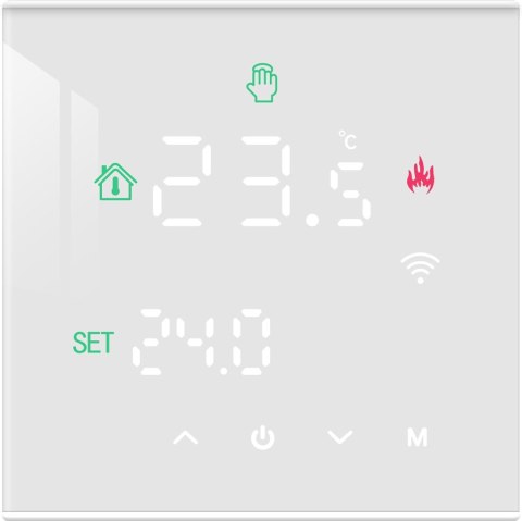 INTELIGENTNY TERMOSTAT STEROWNIK GRZEWCZY POKOJOWY GRZANIE GAZOWE WIFI INTELIGENTNY TERMOSTAT STEROWNIK GRZEWCZY POKOJOWY GRZANIE GAZOWE WIFI