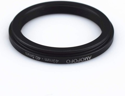 PIERŚCIEŃ REDUKCYJNY FILTRA APARATU ADAPTER KONWERTER 49-40,5mm PIERŚCIEŃ REDUKCYJNY FILTRA APARATU ADAPTER KONWERTER 49-40,5mm