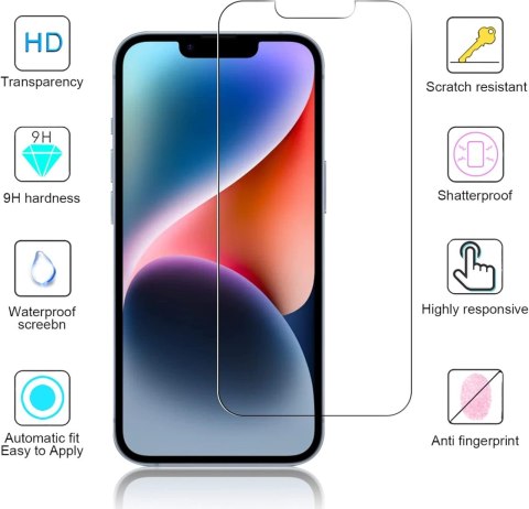 SZKŁO HARTOWANE APPLE IPHONE 14 SOLIDNE A2882 3 SZTUKI +ZESTAW DO MONTAŻU SZKŁO HARTOWANE APPLE IPHONE 14 SOLIDNE A2882 3 SZTUKI +ZESTAW DO MONTAŻU