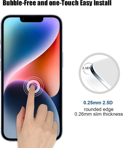 SZKŁO HARTOWANE APPLE IPHONE 14 SOLIDNE A2882 3 SZTUKI +ZESTAW DO MONTAŻU SZKŁO HARTOWANE APPLE IPHONE 14 SOLIDNE A2882 3 SZTUKI +ZESTAW DO MONTAŻU