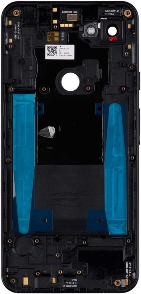 TYLNA POKRYWA KLAPKA BATERII GOOGLE PIXEL 3A XL CZARNA SOLIDNA G020C, G020G TYLNA POKRYWA KLAPKA BATERII GOOGLE PIXEL 3A XL CZARNA SOLIDNA G020C, G020G