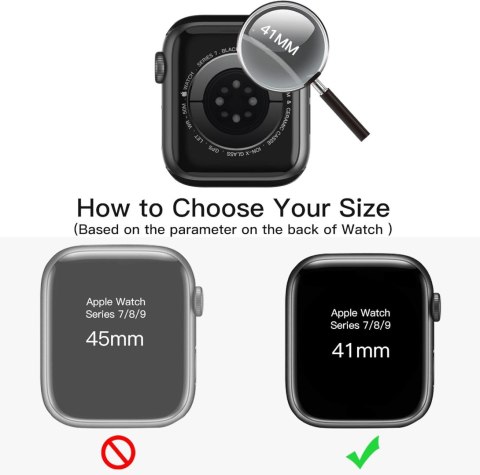 2x ETUI OCHRONNE NA ZEGAREK APPLE WATCH SERIES 7/8/9 41mm CZARNE 2x ETUI OCHRONNE NA ZEGAREK APPLE WATCH SERIES 7/8/9 41mm CZARNE