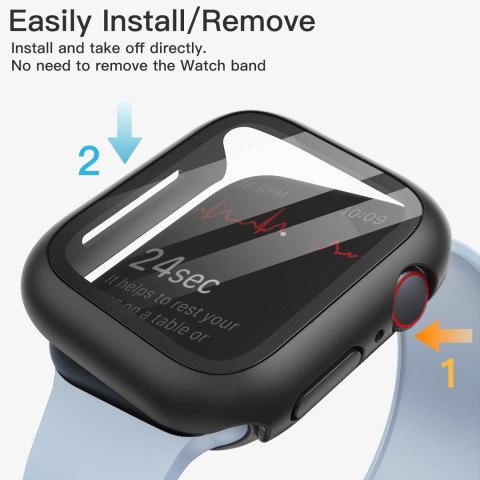2x ETUI OCHRONNE NA ZEGAREK APPLE WATCH SERIES 7/8/9 41mm CZARNE 2x ETUI OCHRONNE NA ZEGAREK APPLE WATCH SERIES 7/8/9 41mm CZARNE
