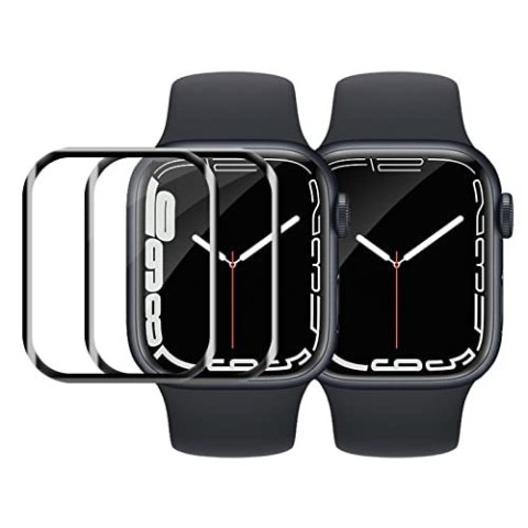 2x FOLIA OCHRONNA NA ZEGAREK APPLE WATCH 7/8/9 45MM Z CZARNĄ RAMKĄ 2x FOLIA OCHRONNA NA ZEGAREK APPLE WATCH 7/8/9 45MM Z CZARNĄ RAMKĄ