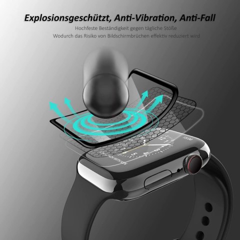 2x FOLIA OCHRONNA NA ZEGAREK APPLE WATCH 7/8/9 45MM Z CZARNĄ RAMKĄ 2x FOLIA OCHRONNA NA ZEGAREK APPLE WATCH 7/8/9 45MM Z CZARNĄ RAMKĄ