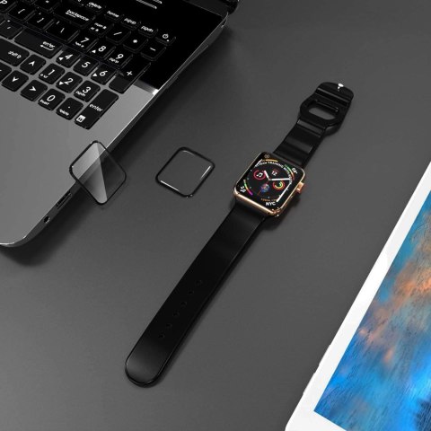 2x FOLIA OCHRONNA NA ZEGAREK APPLE WATCH 7/8/9 45MM Z CZARNĄ RAMKĄ 2x FOLIA OCHRONNA NA ZEGAREK APPLE WATCH 7/8/9 45MM Z CZARNĄ RAMKĄ