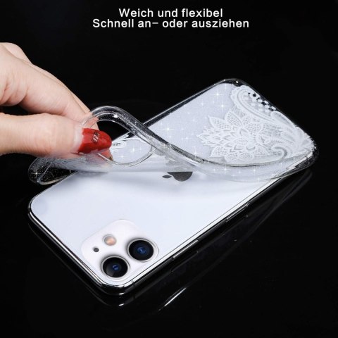 3x ETUI APPLE IPHONE 11 CASE SILIKONOWY BIAŁA MANDALA WZORY A2111 3x ETUI APPLE IPHONE 11 CASE SILIKONOWY BIAŁA MANDALA WZORY A2111