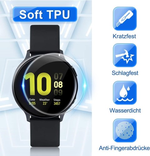 4x FOLIA OCHRONNA SAMSUNG GALAXY WATCH ACTIVE 2 44mm 1.4" OCHRONA EKRANU 4x FOLIA OCHRONNA SAMSUNG GALAXY WATCH ACTIVE 2 44mm 1.4" OCHRONA EKRANU