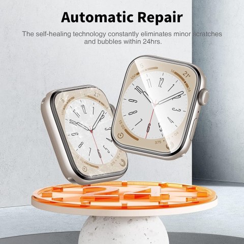 6x FOLIA OCHRONNA NA ZEGAREK APPLE WATCH SERIES 7/8 45MM 6x FOLIA OCHRONNA NA ZEGAREK APPLE WATCH SERIES 7/8 45MM