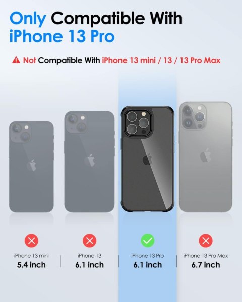 ERUI POKROWIEC DO APPLE IPHONE 13 PRO CZARNE BEZBARWNE PLECKI ERUI POKROWIEC DO APPLE IPHONE 13 PRO CZARNE BEZBARWNE PLECKI