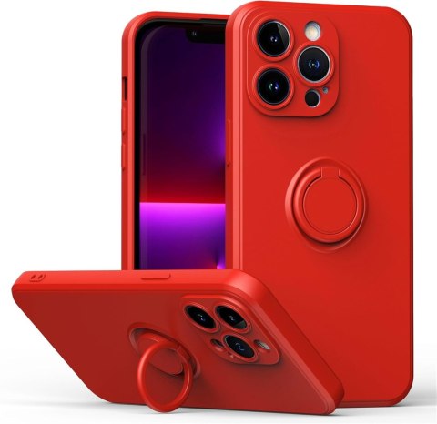 ETUI APPLE IPHONE 11 PRO CASE SILIKONOWY CZERWONY +RING PODSTAWKA A2160 ETUI APPLE IPHONE 11 PRO CASE SILIKONOWY CZERWONY +RING PODSTAWKA A2160