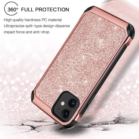 ETUI APPLE IPHONE 12 MINI SILIKONOWE RÓŻOWE BROKATOWE WZMOCNIONE ROGI ETUI APPLE IPHONE 12 MINI SILIKONOWE RÓŻOWE BROKATOWE WZMOCNIONE ROGI