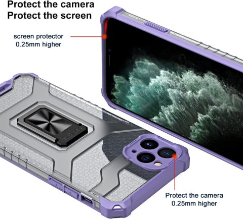 ETUI DO APPLE IPHONE 11 PRO FIOLETOWE PRZEZROCZYSTE PLECKI +SZKŁO HARTOWANE ETUI DO APPLE IPHONE 11 PRO FIOLETOWE PRZEZROCZYSTE PLECKI +SZKŁO HARTOWANE