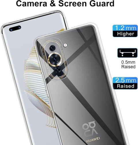 ETUI HUAWEI NOVA 10 CASE SILIKONOWY PRZEZROCZYSTY Z OCHRONĄ APARATU ETUI HUAWEI NOVA 10 CASE SILIKONOWY PRZEZROCZYSTY Z OCHRONĄ APARATU
