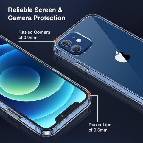 ETUI POKROWIEC APPLE IPHONE 12/12 PRO BEZBARWNE PLECKI OCHRONA EKRANU ETUI POKROWIEC APPLE IPHONE 12/12 PRO BEZBARWNE PLECKI OCHRONA EKRANU