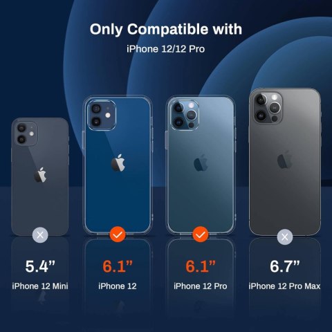 ETUI POKROWIEC APPLE IPHONE 12/12 PRO BEZBARWNE PLECKI OCHRONA EKRANU ETUI POKROWIEC APPLE IPHONE 12/12 PRO BEZBARWNE PLECKI OCHRONA EKRANU