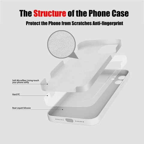 ETUI POKROWIEC DO APPLE IPHONE 13 6.1" SILIKONOWE CZARNE A2482 A2882 ETUI POKROWIEC DO APPLE IPHONE 13 6.1" SILIKONOWE CZARNE A2482 A2882