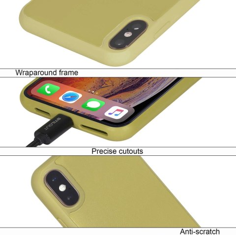 ETUI POKROWIEC DO APPLE IPHONE XS/X 5.8' ZIELONY KHAKI SOLIDNY WYTRZYMAŁY ETUI POKROWIEC DO APPLE IPHONE XS/X 5.8' ZIELONY KHAKI SOLIDNY WYTRZYMAŁY