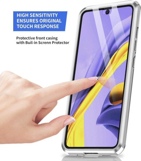 ETUI POKROWIEC SAMSUNG GALAXY S10/A91 SREBRNY ZAMYKANA RAMKA WYTRYZYMAŁE ETUI POKROWIEC SAMSUNG GALAXY S10/A91 SREBRNY ZAMYKANA RAMKA WYTRYZYMAŁE