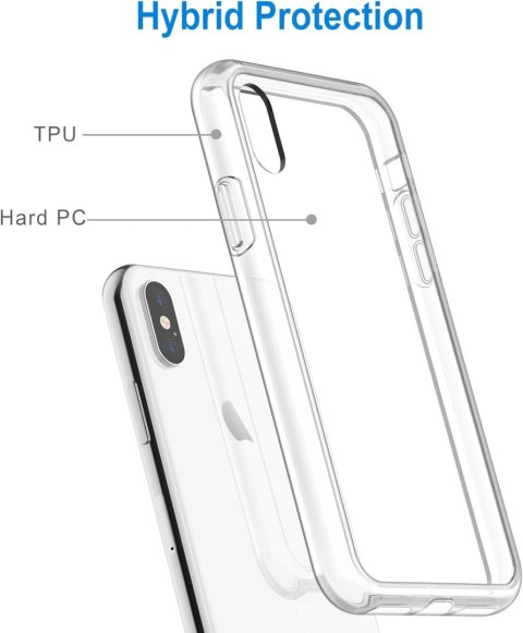 ETUI POKROWIEC SILIKONOWY DO IPHONE XS/X 5.8' BEZBARWNY SOLIDNY ETUI POKROWIEC SILIKONOWY DO IPHONE XS/X 5.8' BEZBARWNY SOLIDNY
