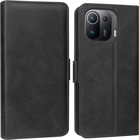 ETUI POKROWIEC ZAMYKANE Z KLAPKĄ XIAOMI MI 11 PRO CZARNE MIEJSCE NA KARTY ETUI POKROWIEC ZAMYKANE Z KLAPKĄ XIAOMI MI 11 PRO CZARNE MIEJSCE NA KARTY