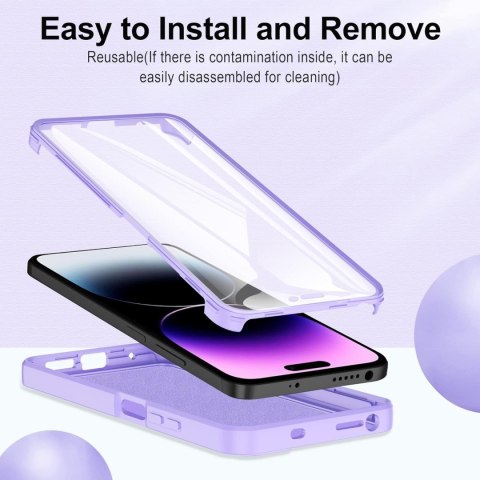 ETUI RAMKA APPLE IPHONE 14 PRO MAX FIOLETOWE SILIKONOWE SOLIDNE A2894 A2651 ETUI RAMKA APPLE IPHONE 14 PRO MAX FIOLETOWE SILIKONOWE SOLIDNE A2894 A2651