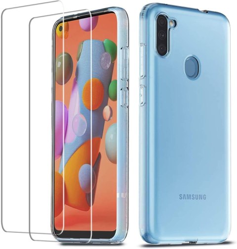 ETUI SAMSUNG GALAXY A11/M11 SILIKONOWE +2x SZKŁO HARTOWANE SM-A115F ETUI SAMSUNG GALAXY A11/M11 SILIKONOWE +2x SZKŁO HARTOWANE SM-A115F
