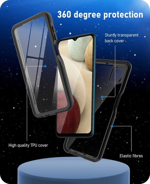 ETUI SAMSUNG GALAXY A12 CASE BUMPER CZARNA RAMKA OCHRONA EKRANU ETUI SAMSUNG GALAXY A12 CASE BUMPER CZARNA RAMKA OCHRONA EKRANU