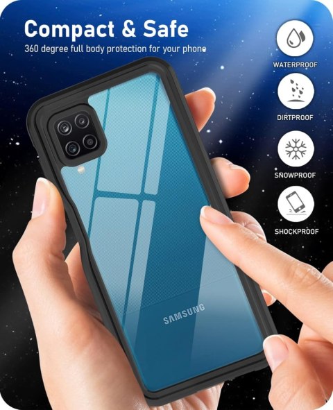 ETUI SAMSUNG GALAXY A12 CASE BUMPER CZARNA RAMKA OCHRONA EKRANU ETUI SAMSUNG GALAXY A12 CASE BUMPER CZARNA RAMKA OCHRONA EKRANU
