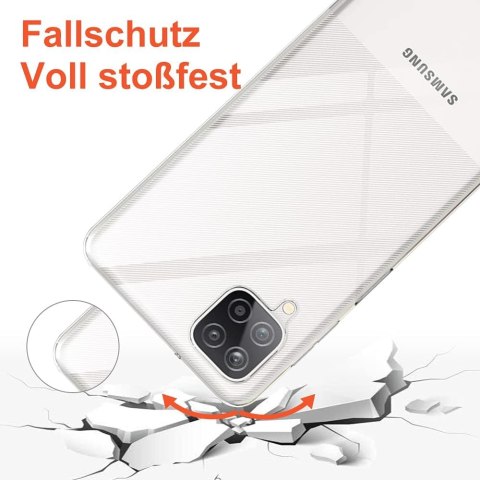 ETUI SAMSUNG GALAXY A12 CASE PLECKI BEZBARWNE SILIKONOWE SM-A125F ETUI SAMSUNG GALAXY A12 CASE PLECKI BEZBARWNE SILIKONOWE SM-A125F