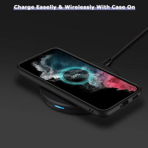 ETUI SAMSUNG GALAXY S22 CASE CZARNA RAMKA PRZEZROCZYSTE PLECKI SM-S901 ETUI SAMSUNG GALAXY S22 CASE CZARNA RAMKA PRZEZROCZYSTE PLECKI SM-S901