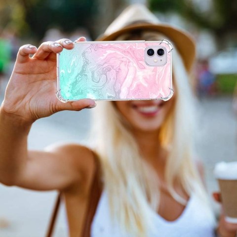 ETUI SILIKONOWE APPLE IPHONE 11 RÓŻOWE NIEBIESKIE GLAMOUR A2111 ETUI SILIKONOWE APPLE IPHONE 11 RÓŻOWE NIEBIESKIE GLAMOUR A2111