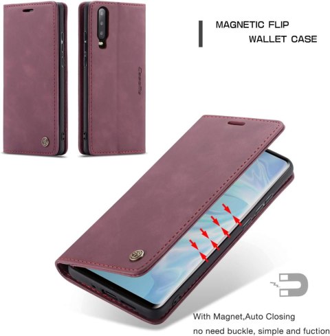 ETUI Z KLAPKĄ HUAWEI P30 CASE EKOSKÓRA ZAMSZ FIOLETOWY CASUAL ELE-L09 ETUI Z KLAPKĄ HUAWEI P30 CASE EKOSKÓRA ZAMSZ FIOLETOWY CASUAL ELE-L09