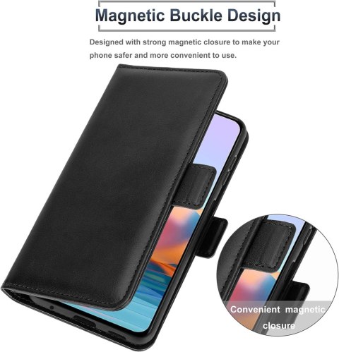 ETUI Z KLAPKĄ XIAOMI REDMI NOTE 10 PRO/PRO MAX CZARNE MIEJSCE NA KARTY ETUI Z KLAPKĄ XIAOMI REDMI NOTE 10 PRO/PRO MAX CZARNE MIEJSCE NA KARTY