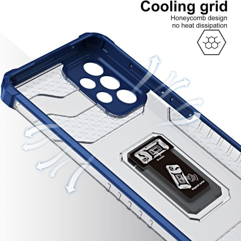 ETUI Z PIERŚCIENIEM SAMSUNG GALAXY A72 5G/4G NIEBIESKIE + SZKŁO HARTOWANE ETUI Z PIERŚCIENIEM SAMSUNG GALAXY A72 5G/4G NIEBIESKIE + SZKŁO HARTOWANE